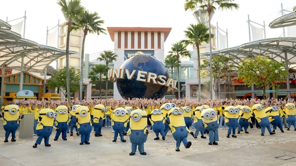 Los Minions llegaron al parque Universal de Singapúr